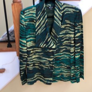 Misook knit jacket size XL